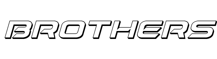 Dameron 3D Italic  Free Fonts Download