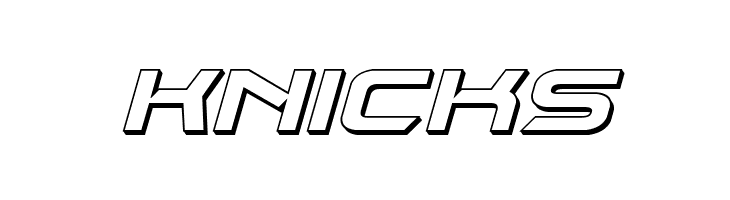 Dameron 3D Italic  Free Fonts Download