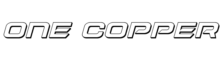 Dameron 3D Italic  Free Fonts Download