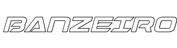 Dameron Outline Italic  Free Fonts Download