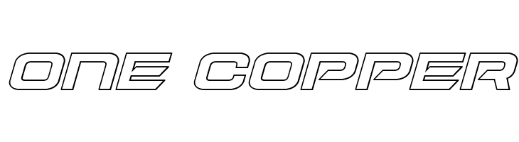 Dameron Outline Italic  Free Fonts Download