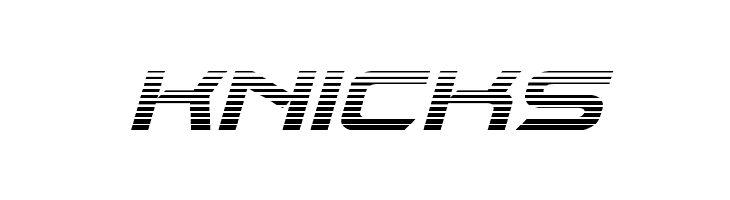 Dameron Gradient Italic  Free Fonts Download