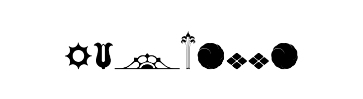 Unnamed Ornaments Series One  Free Fonts Download