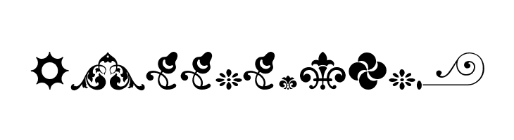 Unnamed Ornaments Series One  Free Fonts Download
