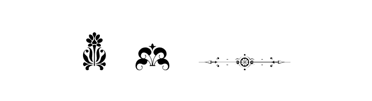 Unnamed Ornaments Series One  Free Fonts Download