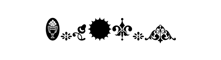 Unnamed Ornaments Series One  Free Fonts Download
