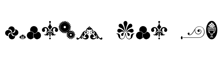 Unnamed Ornaments Series One  Free Fonts Download