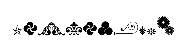 Unnamed Ornaments Series One  Free Fonts Download