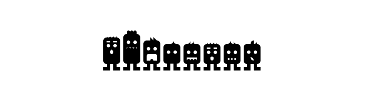 Monsterz Regular  Free Fonts Download