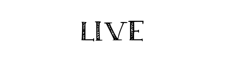 LIVE Sandwich Paper Font