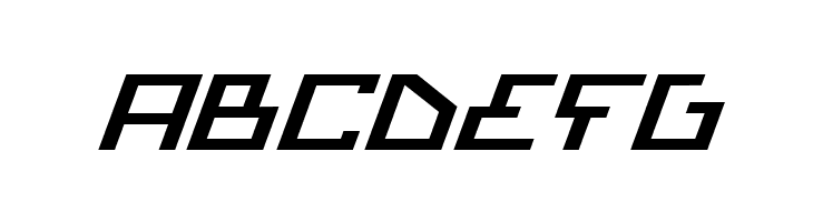 Bionic Type Expanded Italic  Free Fonts Download