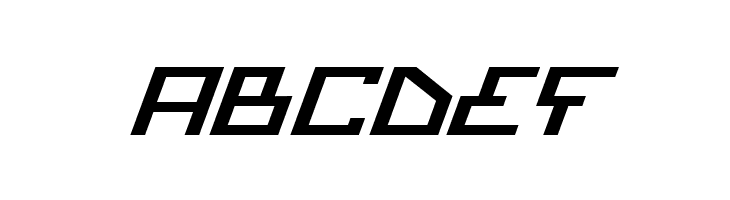 Bionic Type Expanded Italic  Free Fonts Download