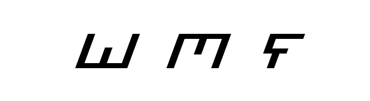 Bionic Type Expanded Italic  Free Fonts Download