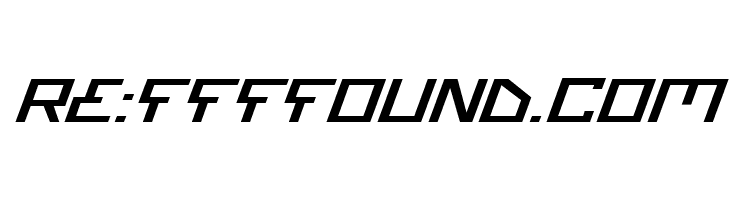 Bionic Type Expanded Italic  Free Fonts Download