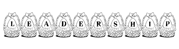 Panier de Paques  Free Fonts Download