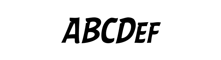 ABFlockHeadline Italic  Free Fonts Download