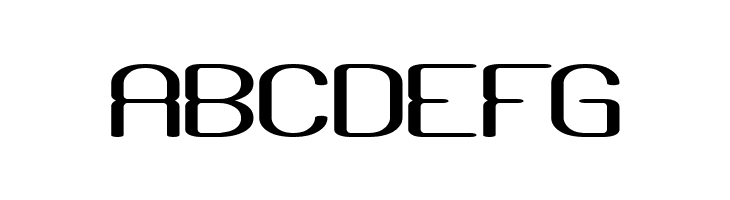 Nanosecond Wide BRK  Free Fonts Download