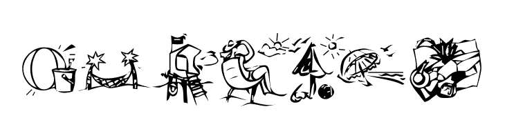 KR Summer Vacation 2002  Free Fonts Download