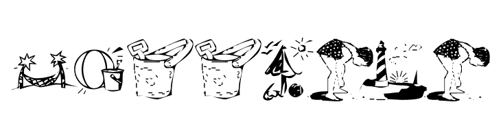 KR Summer Vacation 2002  Free Fonts Download