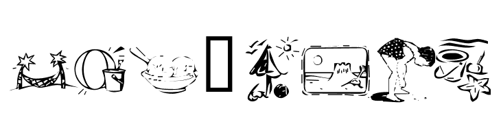 KR Summer Vacation 2002  Free Fonts Download