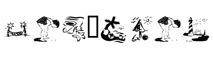 KR Summer Vacation 2002  Free Fonts Download