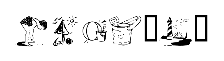 KR Summer Vacation 2002  Free Fonts Download