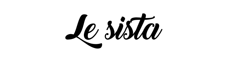 Le%2Bsista Back to Black Demo Font