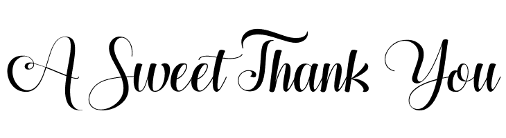 A%2BSweet%2BThank%2BYou Hugs and Kisses xoxo Demo Font
