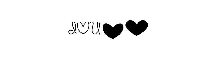 MF Love Dings  Free Fonts Download