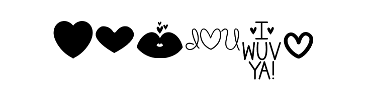 MF Love Dings  Free Fonts Download
