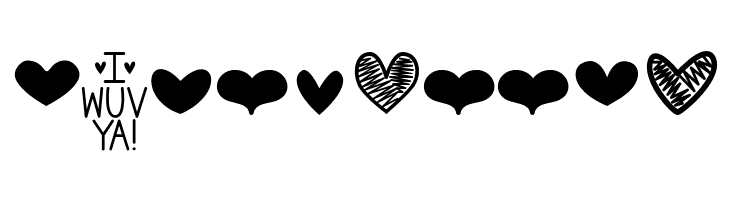 MF Love Dings  Free Fonts Download