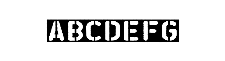 Stencil of Destiny  Free Fonts Download