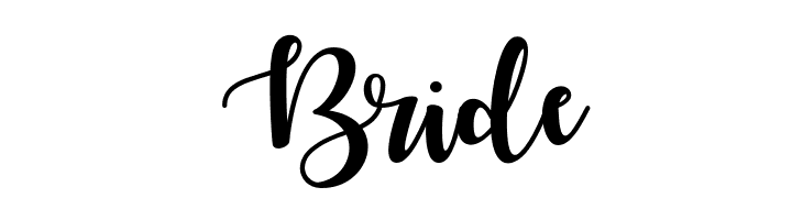 Bride Autumn in November Font