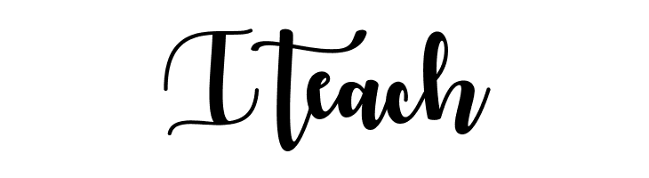 I%2Bteach Autumn in November Font