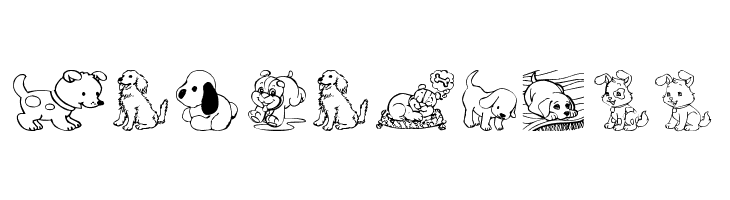 tender puppies  Free Fonts Download