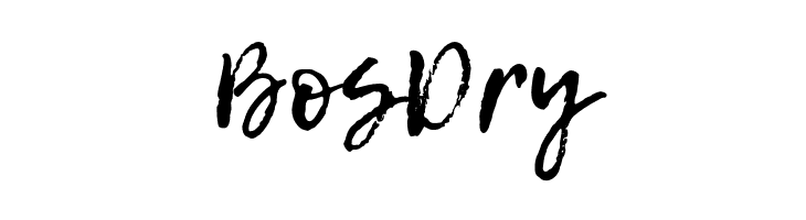 BosDry LemonTuesday Font