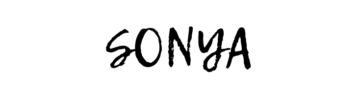 SONYA LemonTuesday Font