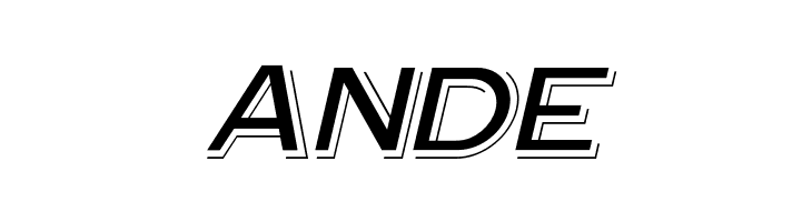 OPTISteelplateGothic-ShadeObl  Free Fonts Download