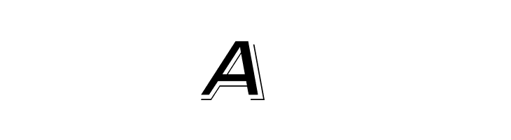 OPTISteelplateGothic-ShadeObl  Free Fonts Download