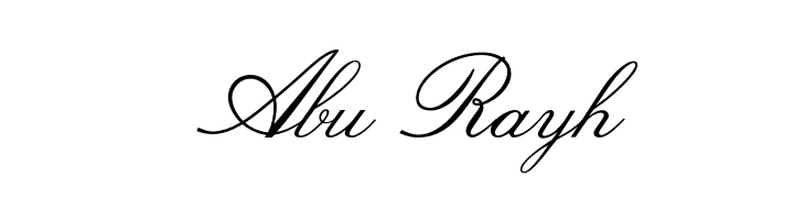 Abu%2BRayh OPTIVenetian-Script Font