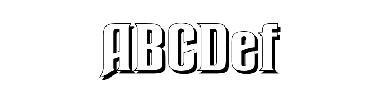 RubensShadow  Free Fonts Download