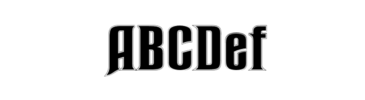 RubensRimmed  Free Fonts Download