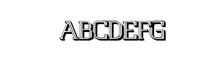 White Line Fever 3D 1.00  Free Fonts Download