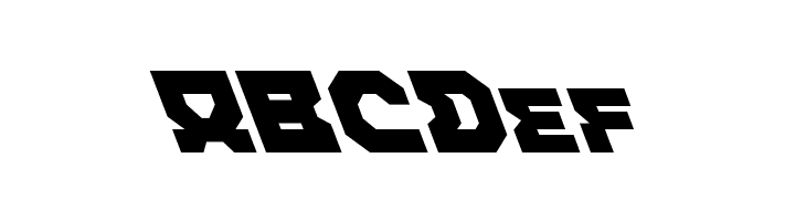 Airacobra Leftalic  Free Fonts Download