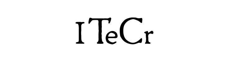 1TeCr OPTIPackard-C Font