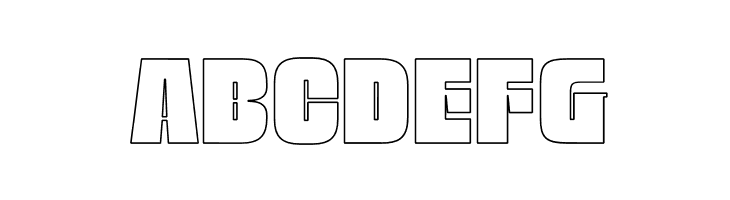 OPTINatty-BoldOutline  Free Fonts Download