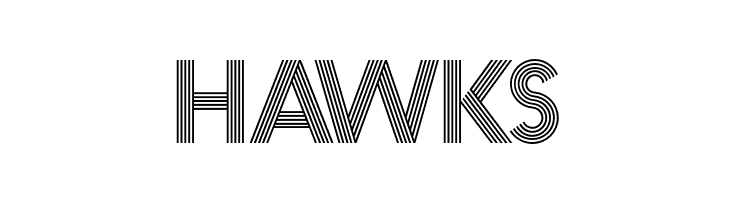 HAWKS OPTIPrisma-Caps Font