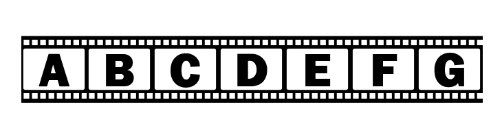 FilmStrip  Free Fonts Download