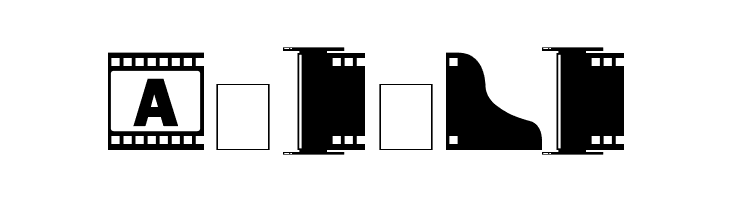 FilmStrip  Free Fonts Download