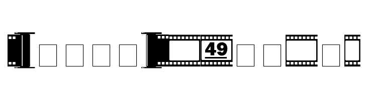 FilmStrip  Free Fonts Download